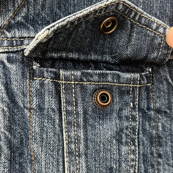 GAP fleece lined jeans jacket, size 5-6yo - Picture 6 of 8